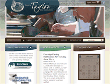 Tablet Screenshot of districtoftaylor.com